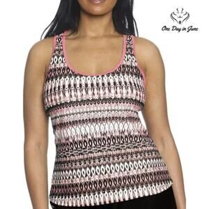 ZeroXposure Teardrop XO Racerback Bikini Top Size 8